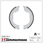 ZIMMERMANN  Piduriklotside komplekt,seisupidur 10990.106.2