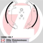 ZIMMERMANN Piduriklotside komplekt 10990.106.7