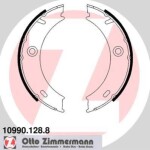 ZIMMERMANN Комплект барабанных колодок,  стояночная тормозная система 10990.128.8