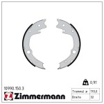 ZIMMERMANN Käsipiduri klotsid (seisupidur) 10990.150.3