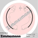 ZIMMERMANN Комплект барабанных колодок,  стояночная тормозная система 10990.155.6