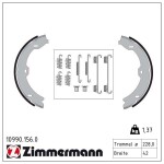 ZIMMERMANN  Piduriklotside komplekt,seisupidur 10990.156.0