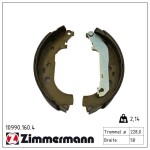 ZIMMERMANN Piduriklotside komplekt 10990.160.4