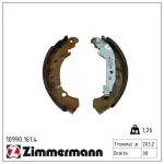 ZIMMERMANN Piduriklotside komplekt 10990.161.4