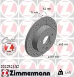 ZIMMERMANN Piduriketas SPORT Z 200.2523.52