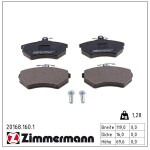 ZIMMERMANN Piduriklotsi komplekt,  ketaspidur 20168.160.1