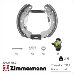 ZIMMERMANN Piduriklotside komplekt KIT Z 20990.108.0