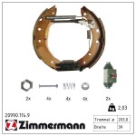 ZIMMERMANN Piduriklotside komplekt KIT Z 20990.114.9