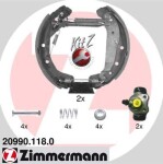 ZIMMERMANN Piduriklotside komplekt KIT Z 20990.118.0