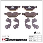 ZIMMERMANN Piduriklotsi komplekt,  ketaspidur 20995.170.1