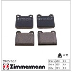 ZIMMERMANN  Piduriklotsi komplekt,ketaspidur 21035.155.1