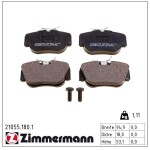 ZIMMERMANN Piduriklotsi komplekt,  ketaspidur 21055.180.1