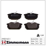 ZIMMERMANN Piduriklotsi komplekt,  ketaspidur 21103.145.1