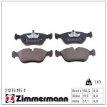 ZIMMERMANN  Piduriklotsi komplekt,ketaspidur 21273.195.1