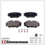 ZIMMERMANN Piduriklotsi komplekt,  ketaspidur 21368.185.1