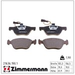 ZIMMERMANN Piduriklotsi komplekt,  ketaspidur 21636.190.1