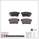 ZIMMERMANN Piduriklotsi komplekt,  ketaspidur 21719.150.1
