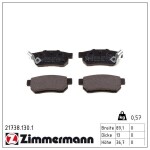 ZIMMERMANN Piduriklotsi komplekt,  ketaspidur 21738.130.1