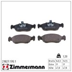 ZIMMERMANN Piduriklotsi komplekt,  ketaspidur 21827.170.1