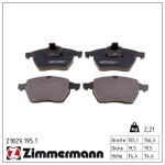 ZIMMERMANN Piduriklotsi komplekt,  ketaspidur 21829.195.1
