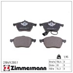 ZIMMERMANN Piduriklotsi komplekt,  ketaspidur 21849.200.1