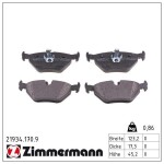 ZIMMERMANN Piduriklotsi komplekt,  ketaspidur pb:z 21934.170.9