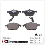ZIMMERMANN  Piduriklotsi komplekt,ketaspidur 21938.200.1