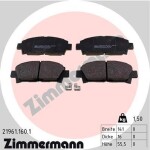 ZIMMERMANN Piduriklotsi komplekt,  ketaspidur 21961.160.1