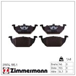 ZIMMERMANN Piduriklotsi komplekt,  ketaspidur 21974.195.1