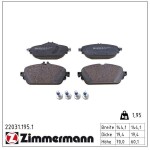 ZIMMERMANN  Piduriklotsi komplekt,ketaspidur 22031.195.1
