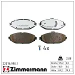 ZIMMERMANN Piduriklotsi komplekt,  ketaspidur rd:z 22076.990.1