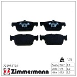 ZIMMERMANN Piduriklotsi komplekt,  ketaspidur 22098.170.1
