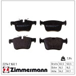 ZIMMERMANN Piduriklotsi komplekt,  ketaspidur 22141.160.1