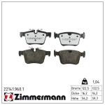 ZIMMERMANN Piduriklotsi komplekt, ketaspidur rd:z 22141.960.1