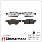 ZIMMERMANN Piduriklotsi komplekt,  ketaspidur rd:z 22146.980.1