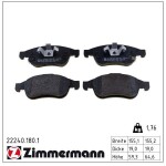 ZIMMERMANN Piduriklotsi komplekt,  ketaspidur 22240.180.1