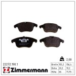ZIMMERMANN Piduriklotsi komplekt,  ketaspidur 22272.190.1