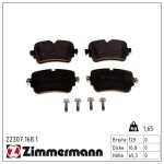 ZIMMERMANN Piduriklotsi komplekt,  ketaspidur 22307.168.1