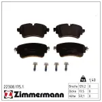 ZIMMERMANN Piduriklotsi komplekt,  ketaspidur 22308.175.1