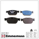 ZIMMERMANN  Piduriklotsi komplekt,ketaspidur 22317.185.1