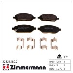 ZIMMERMANN Piduriklotsi komplekt,  ketaspidur 22326.180.2