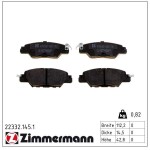 ZIMMERMANN Piduriklotsi komplekt,  ketaspidur 22332.145.1