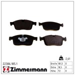 ZIMMERMANN Piduriklotsi komplekt,  ketaspidur 22386.185.1
