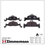 ZIMMERMANN  Piduriklotsi komplekt,ketaspidur 22402.160.1