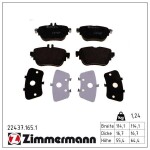 ZIMMERMANN  Piduriklotsi komplekt,ketaspidur 22437.165.1