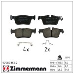 ZIMMERMANN Piduriklotsi komplekt,  ketaspidur 22582.160.2