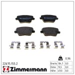ZIMMERMANN Piduriklotsi komplekt,  ketaspidur 22675.155.2