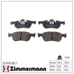 ZIMMERMANN Piduriklotsi komplekt,  ketaspidur 22748.165.1