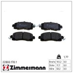 ZIMMERMANN  Piduriklotsi komplekt,ketaspidur 22800.170.1