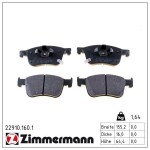 ZIMMERMANN Piduriklotsi komplekt,  ketaspidur 22910.160.1